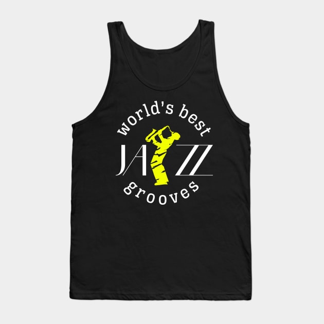 Jazz Themed Design Tank Top by jazzworldquest